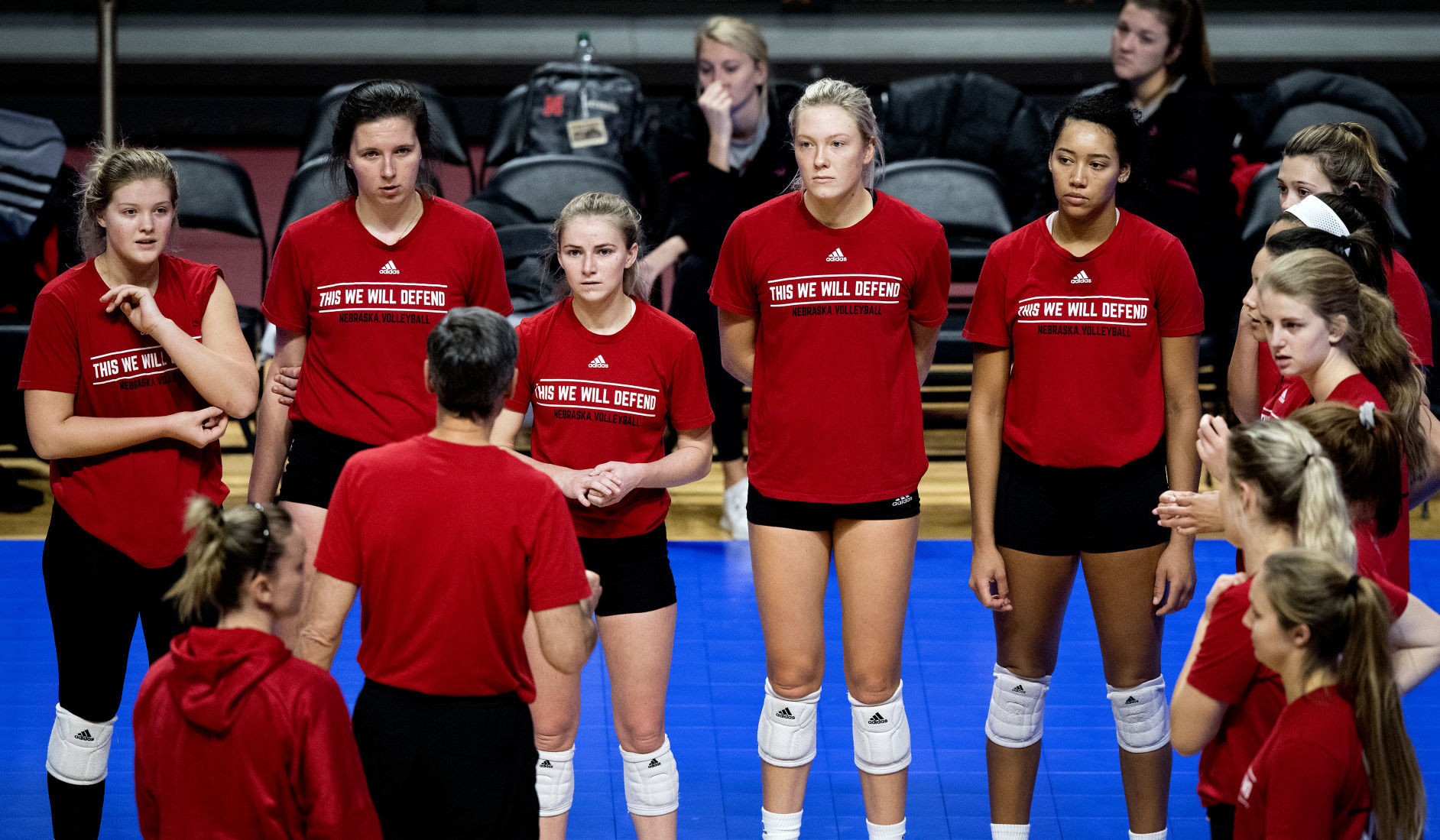 Nebraska Volleyball Practice in Minneapolis, 12.06